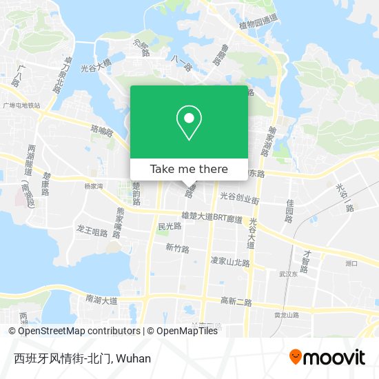 西班牙风情街-北门 map