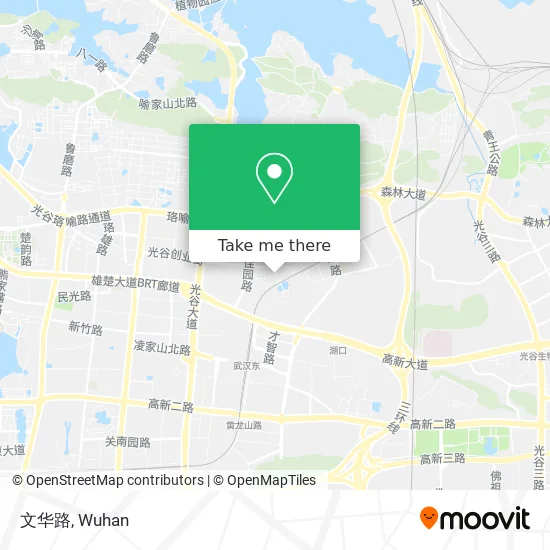 文华路 map