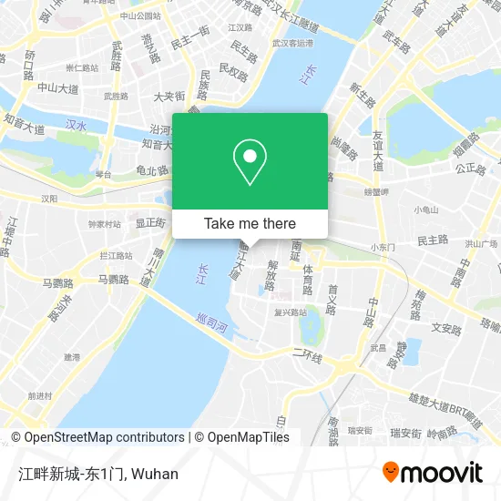 江畔新城-东1门 map