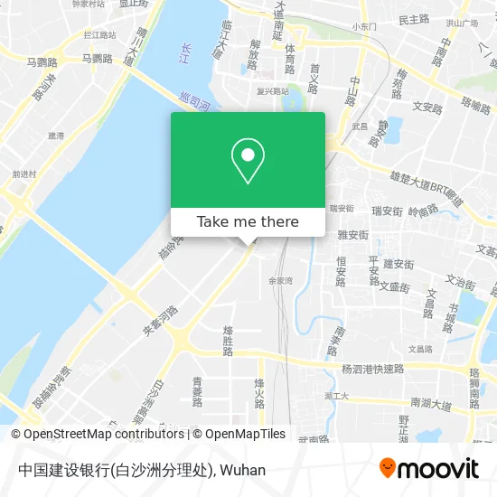 中国建设银行(白沙洲分理处) map