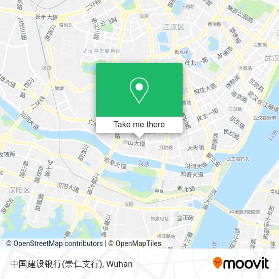 中国建设银行(崇仁支行) map