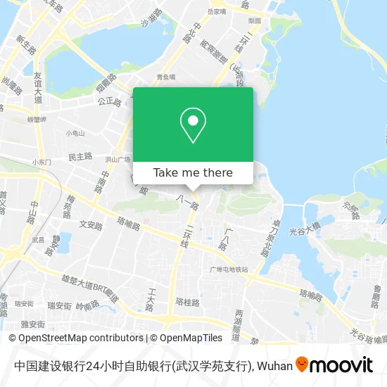 中国建设银行24小时自助银行(武汉学苑支行) map