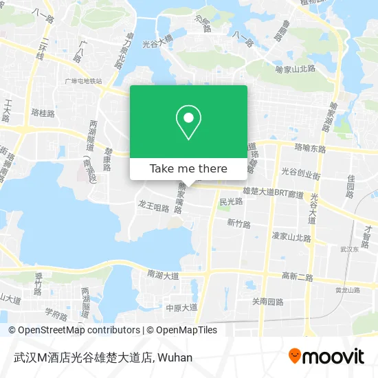 武汉M酒店光谷雄楚大道店 map