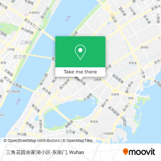 三角花园余家湖小区-东南门 map