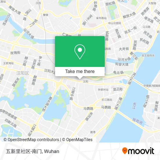 五新里社区-南门 map