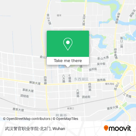 武汉警官职业学院-北2门 map