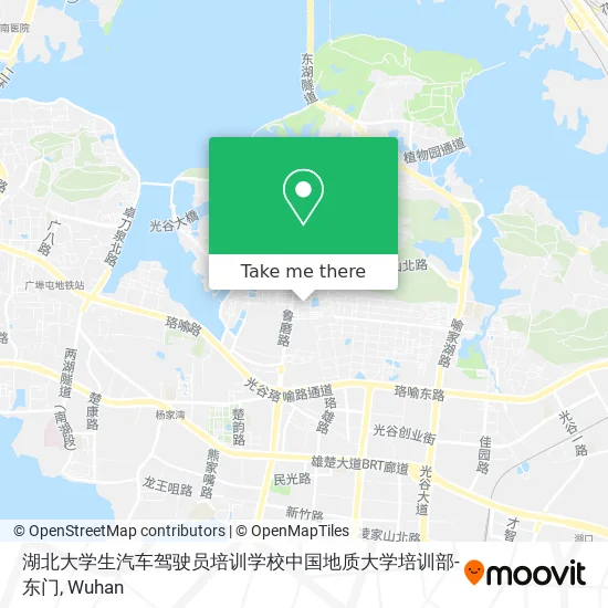 湖北大学生汽车驾驶员培训学校中国地质大学培训部-东门 map