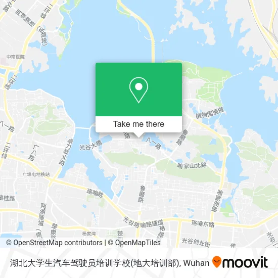 湖北大学生汽车驾驶员培训学校(地大培训部) map