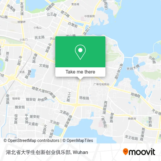 湖北省大学生创新创业俱乐部 map