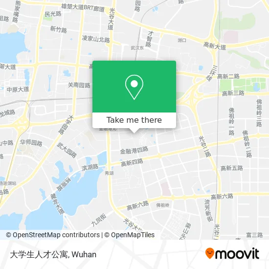 大学生人才公寓 map