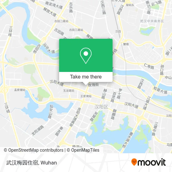 武汉梅园住宿 map