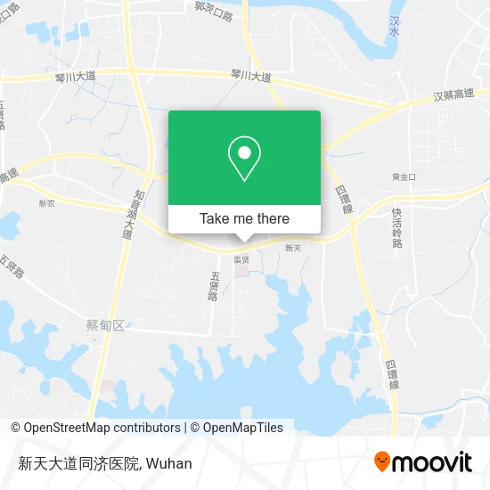 新天大道同济医院 map