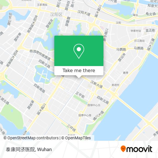 泰康同济医院 map