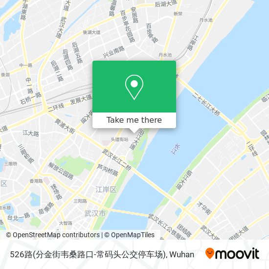 526路(分金街韦桑路口-常码头公交停车场) map