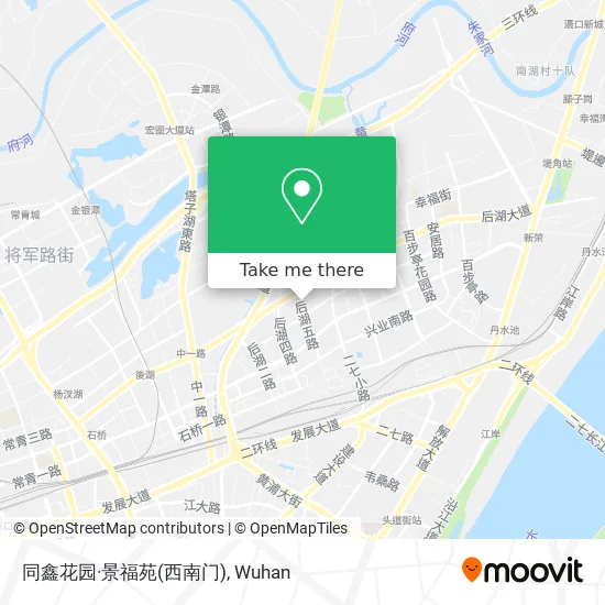 同鑫花园·景福苑(西南门) map