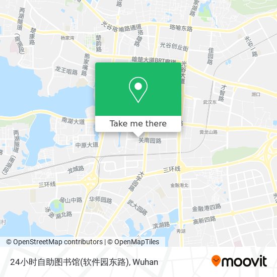 24小时自助图书馆(软件园东路) map