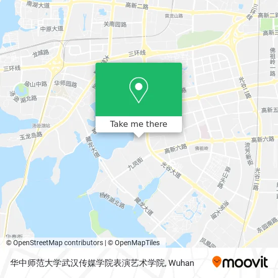 华中师范大学武汉传媒学院表演艺术学院 map