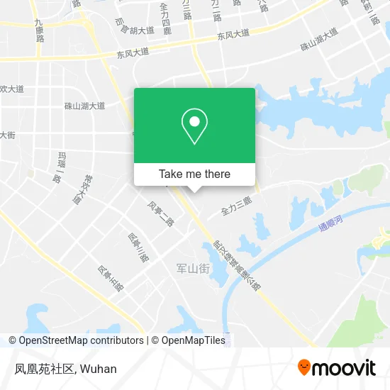 凤凰苑社区 map