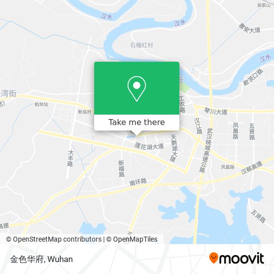 金色华府 map