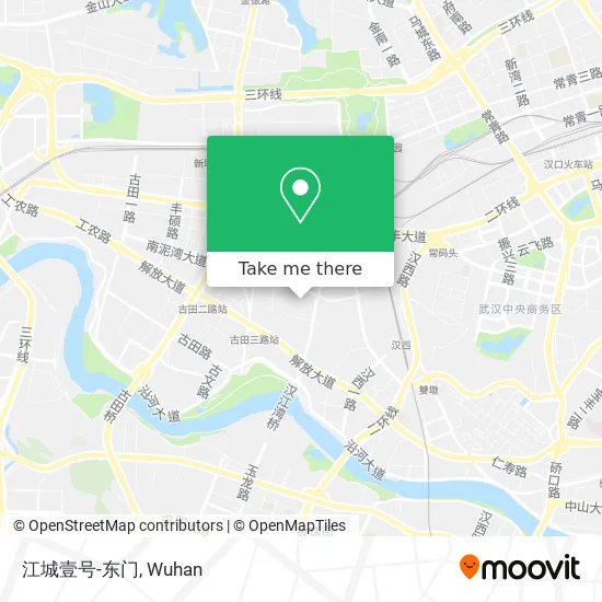 江城壹号-东门 map