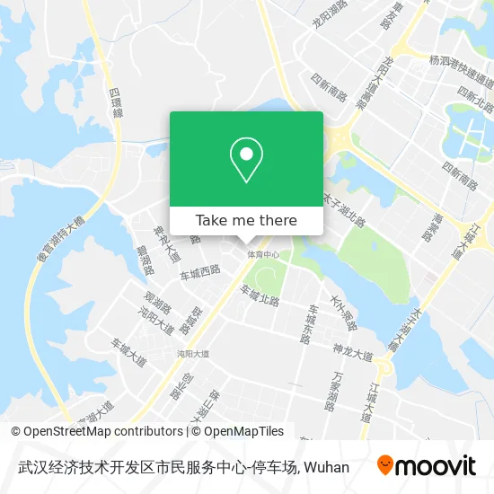 武汉经济技术开发区市民服务中心-停车场 map