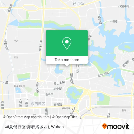 华夏银行(沿海赛洛城西) map