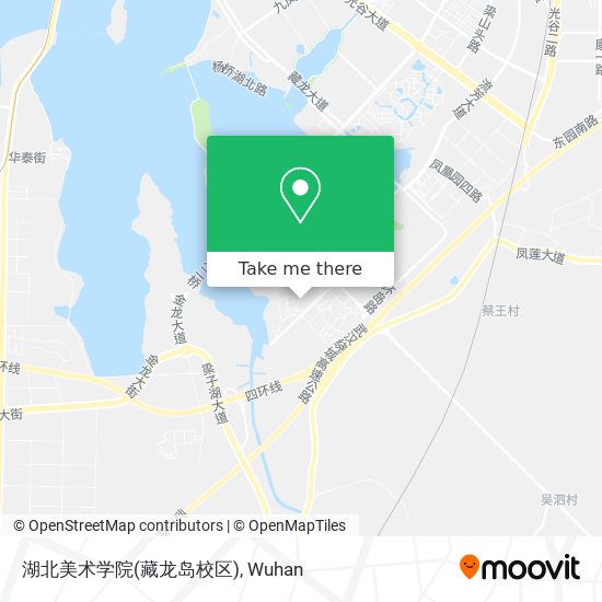 湖北美术学院(藏龙岛校区) map