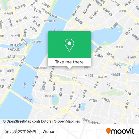 湖北美术学院-西门 map