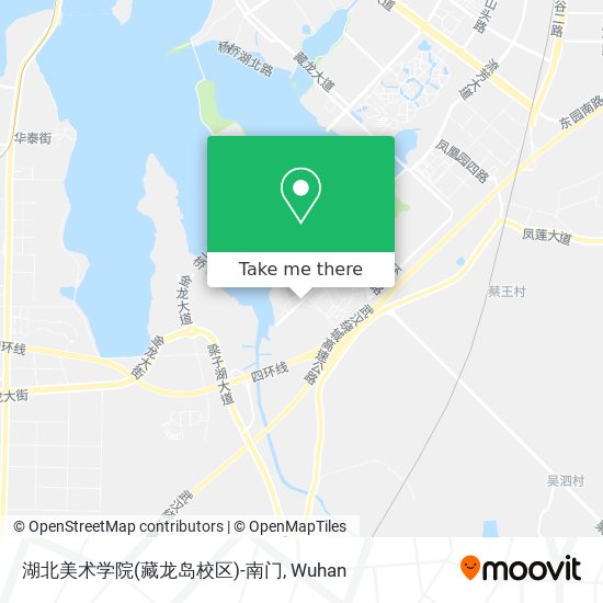 湖北美术学院(藏龙岛校区)-南门 map
