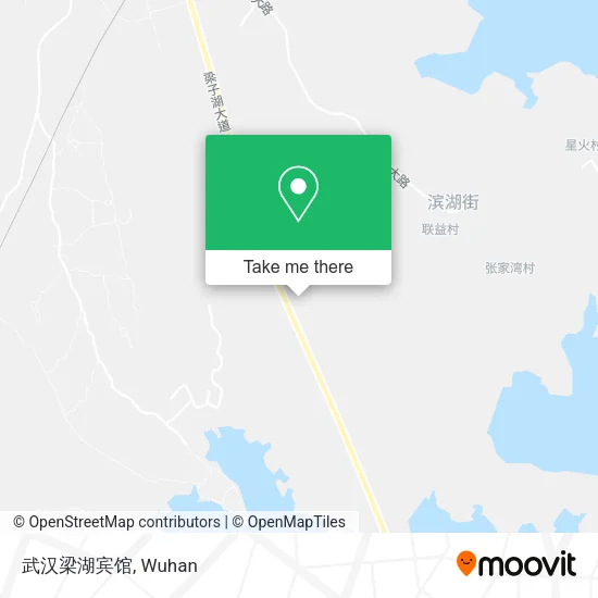 武汉梁湖宾馆 map