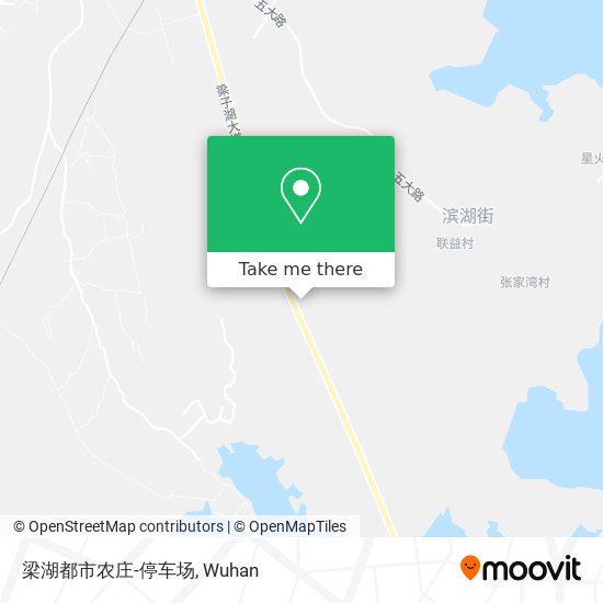 梁湖都市农庄-停车场 map