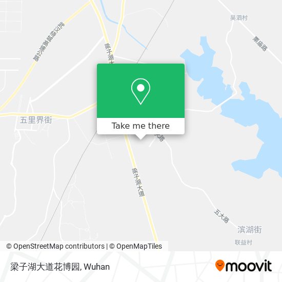 梁子湖大道花博园 map