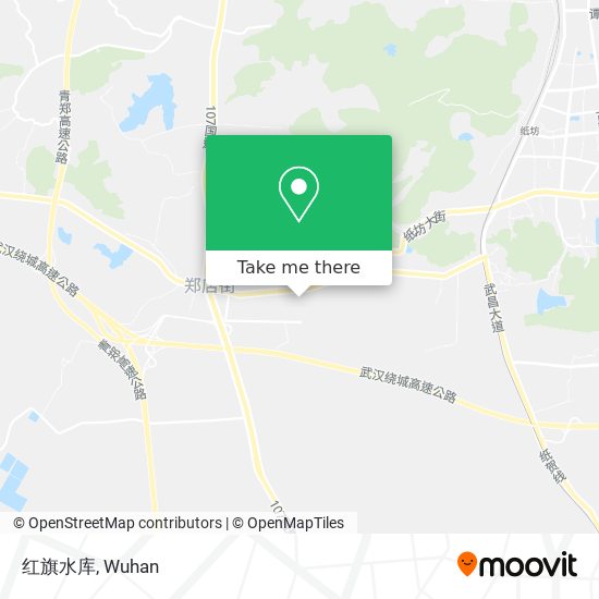 红旗水库 map