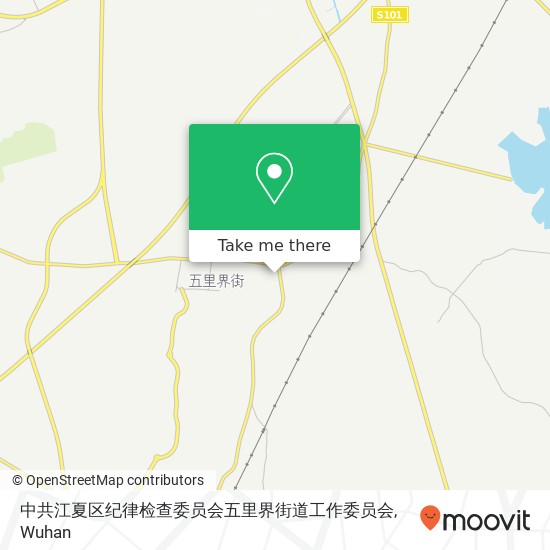 中共江夏区纪律检查委员会五里界街道工作委员会 map