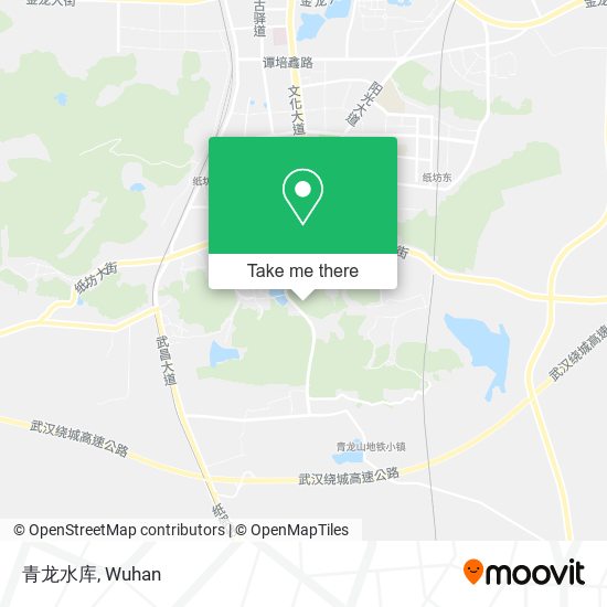 青龙水库 map