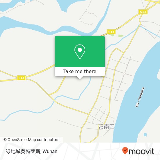 绿地城奥特莱斯 map
