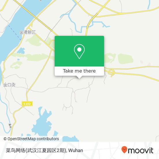 菜鸟网络(武汉江夏园区2期) map