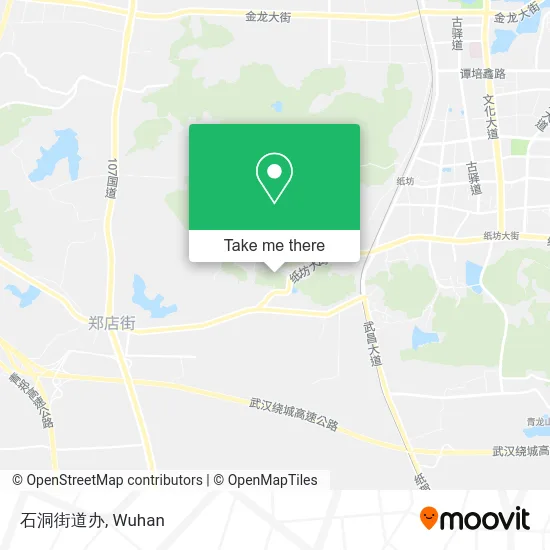 石洞街道办 map