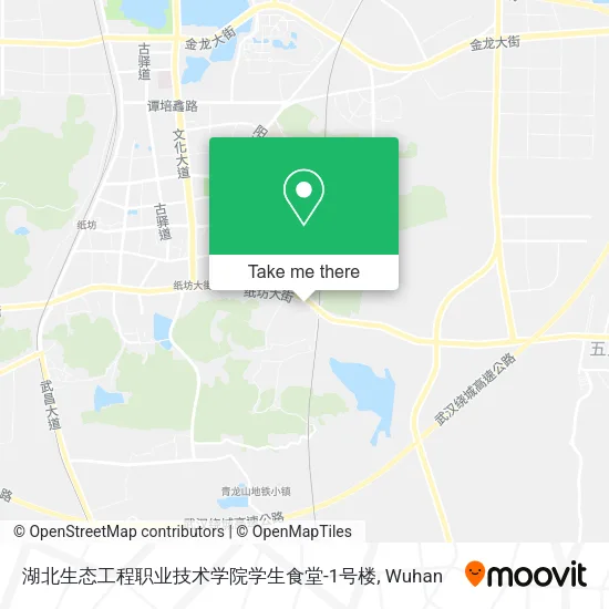 湖北生态工程职业技术学院学生食堂-1号楼 map