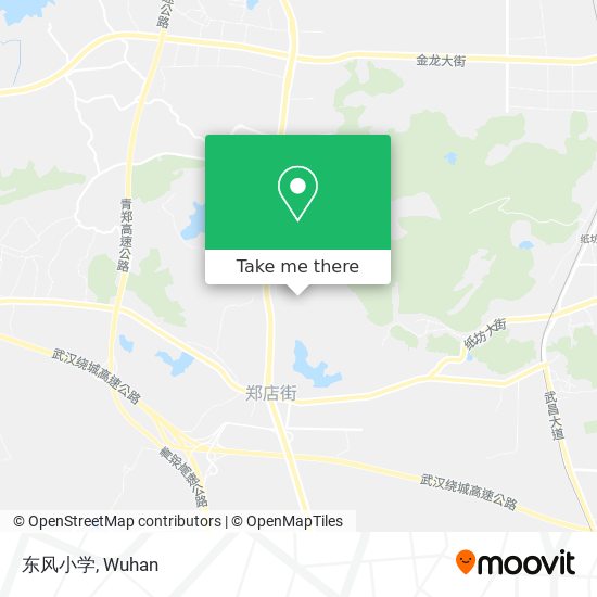 东风小学 map