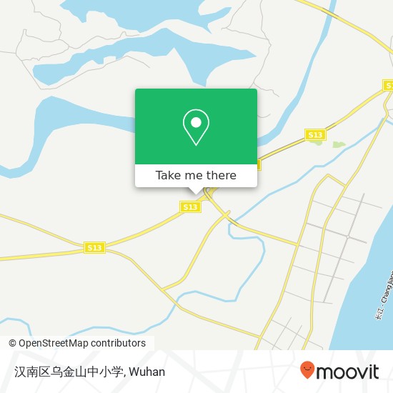 汉南区乌金山中小学 map