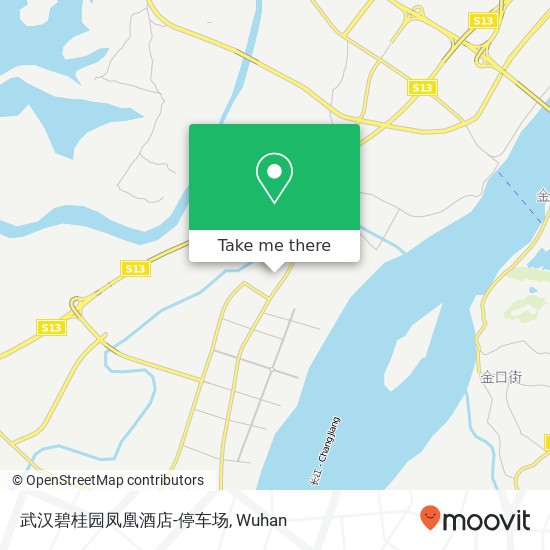 武汉碧桂园凤凰酒店-停车场 map