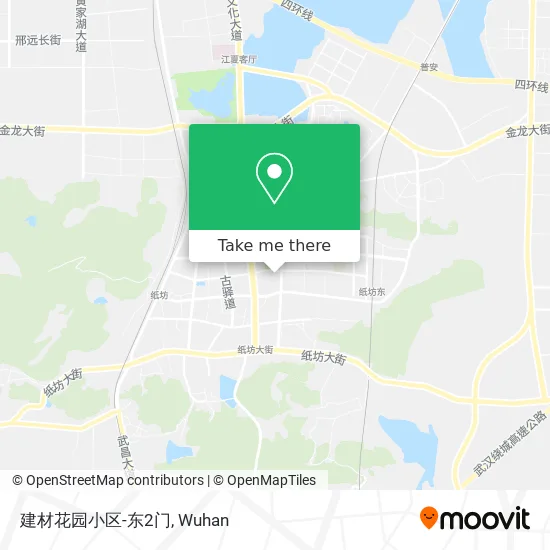 建材花园小区-东2门 map