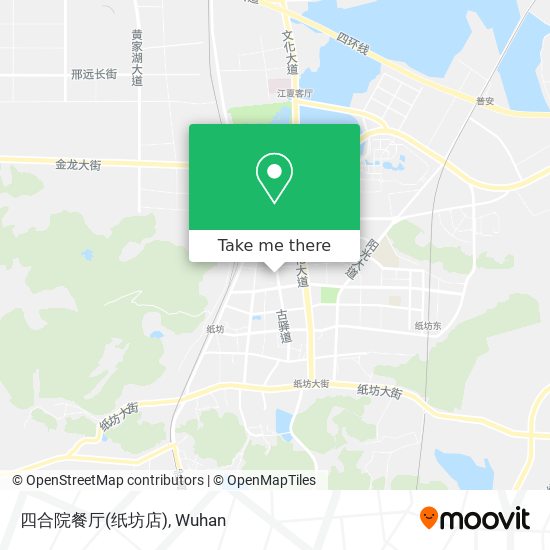 四合院餐厅(纸坊店) map