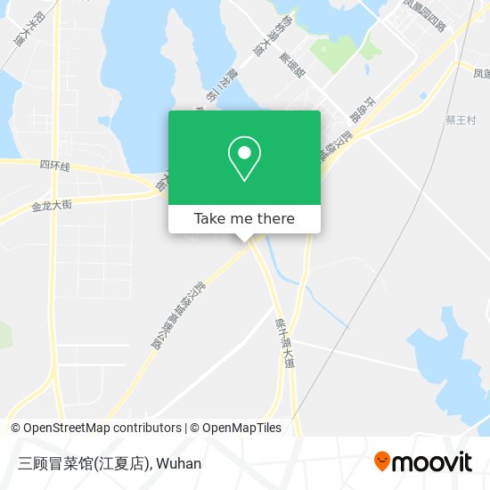 三顾冒菜馆(江夏店) map