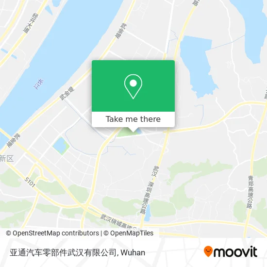 亚通汽车零部件武汉有限公司 map