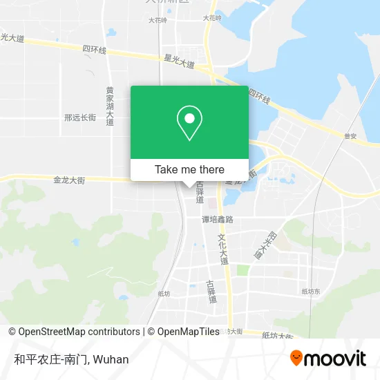 和平农庄-南门 map