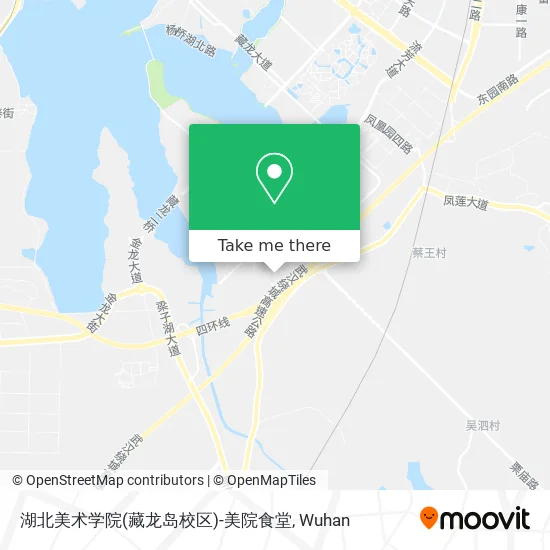 湖北美术学院(藏龙岛校区)-美院食堂 map