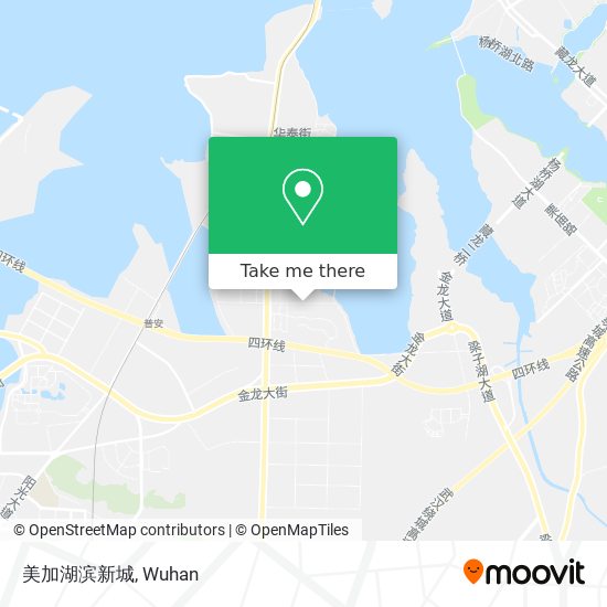 美加湖滨新城 map
