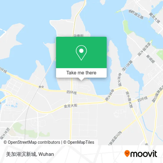 美加湖滨新城 map